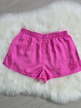 PINK Victoria's Secret Hot Pink Sleep Shorts